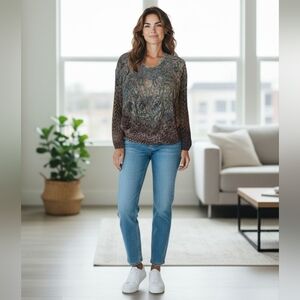 🇮🇹 80's Designer Made in Italy RARE- Jackart Vintage Sweater Size Small-XL